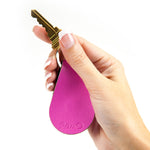 A Microfiber Cleaning Cloth Attached to Keys